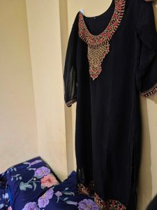 Elegant Black Kurta