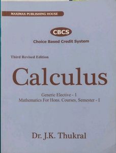 Calculus By JK Thakural