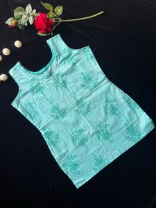 Leaf Print Kurta