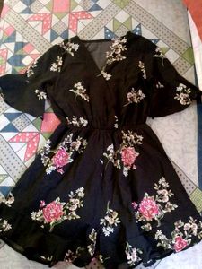 Floral Print Mini Dress
