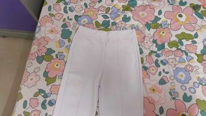 White Bootcut Pant