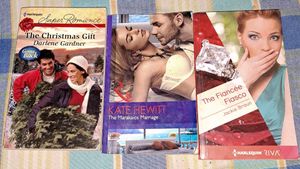 Set Of 3 Romantic Novels.