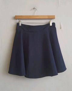 Navy Blue Skater Skirt
