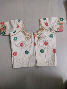 Cream Floral Lehanga