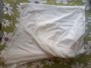 White Cotton Ethnic Skirt