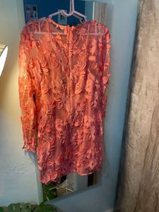 Floral Lace Long Sleeve Dress