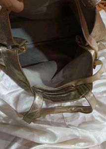 Metallic Gold Tote Bag