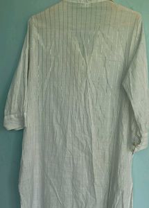 free shipping....Elegant White Kurta set