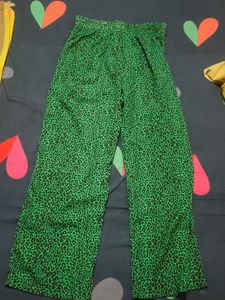 Zara Green Leopard Print Coord Set