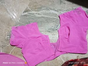 Pink Embellished Saree