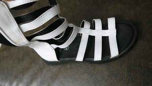 White Gladiator Sandals