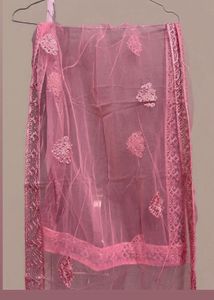 Pink Embroidered Ethnic Skirt