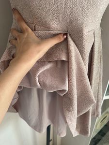 Forever 21 blush metallic Skater Dress