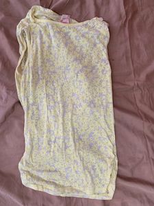 Yellow sheer dress top, pretty yello