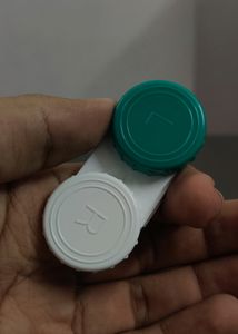 2 Monthtly Gray Coloured Lens From Aqua Color + Aqua Lens Comfort Solution For Lens + New Lens Case