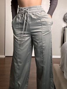Zara Satin High Rise Trouser