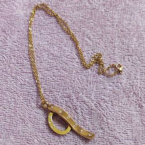 Gold Plated Fashion Pendant And Chain