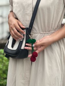 Red Cherry Trendy Crochet Charm