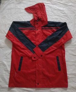 Red & Navy Rain Jacket