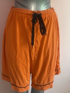 Orange &#34;Good Morning&#34; Pajama Set