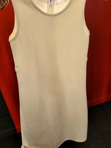 Vintage Cream Sleeveless Shift Dress🤍