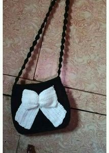 Crochet Heart Bag Charm 😍 With Bag