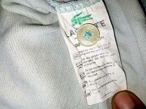 Lacoste White Polo Shirt