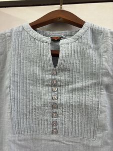 Grey Cotton Tunic