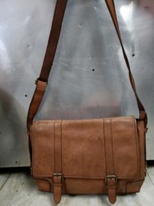 Leather Messenger Bag