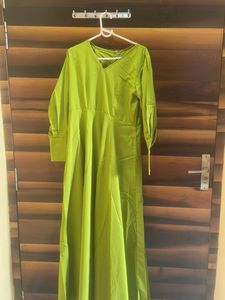 Elegant Green Ethnic Gown