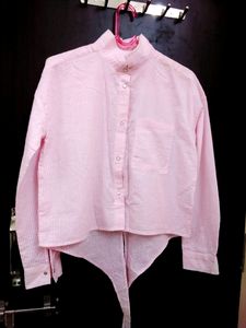 Strip Back Tie Shirt