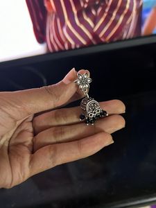 Oxidised Jhumkas