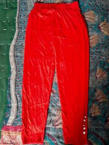Red Velvet Leggings