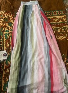 Striped Maxi Skirt