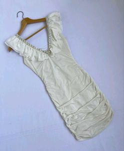 Designer Ruffled Mini Dress