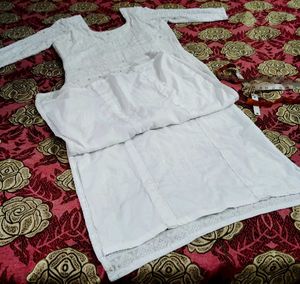 Inner Attached Pure Chicken Work Kurta Size Issues