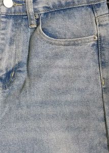 Cropped Flared Jeans | Light Wash | Size S