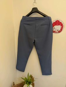 Blue Cropped Trousers