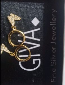 GIVA Gold Butterfly Earrings