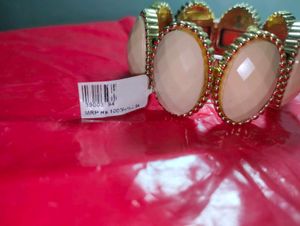 White &amp; Gold Bracelet