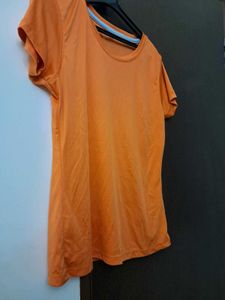 Gym Wear Orange Tshirt