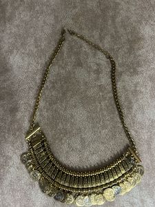 Boho Coin Statement Necklace