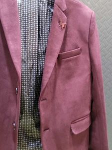 Burgundy Velvet Blazer - Stylish &amp; Unique