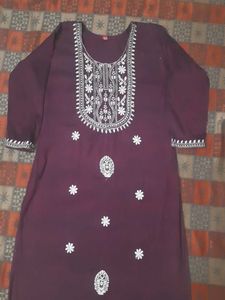Elegant Embroidered Kurta