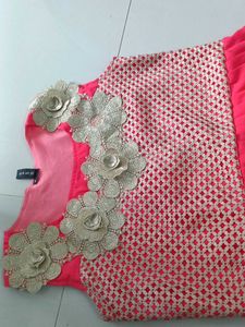 Coral Party Dress