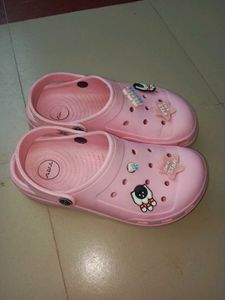 Pink Decorated Clogs