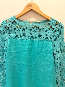 Beautiful Imported Lace Trim Top