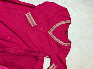 Never Used Kurta Set With Pant And Dupatta