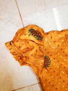 🥳New Puff Sleave Kurty, Self Stiched For Selling