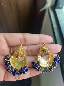 Blue Meenakari Earrings💙